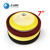 Z-LION 3-dielna sada leštiacich podložiek na auto 7 palcov s podkladovou podložkou M14 5/8-11, leštiaca podložka na auto, voskujúca špongia na kolesá, leštiaci nástroj