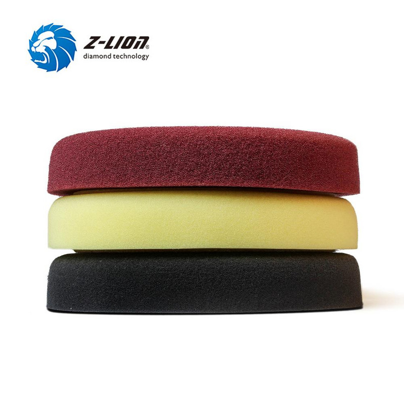 Z-LION 3-dielna sada leštiacich podložiek na auto 7 palcov s podkladovou podložkou M14 5/8-11, leštiaca podložka na auto, voskujúca špongia na kolesá, leštiaci nástroj