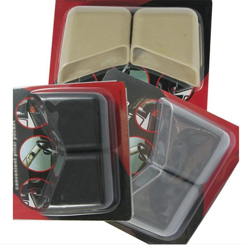 2vnt Automobilinis tvarkytuvas Auto sunkvežimio stulpelio laikymo dėžutė cigarečių telefonų akiniai IC kortelių laikiklis Tvarkyklės krepšys Automobilių stiliaus priedai