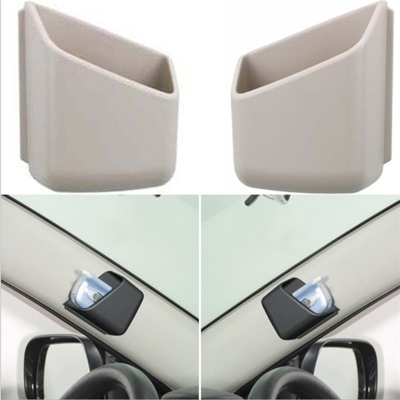 2vnt Automobilinis tvarkytuvas Auto sunkvežimio stulpelio laikymo dėžutė cigarečių telefonų akiniai IC kortelių laikiklis Tvarkyklės krepšys Automobilių stiliaus priedai