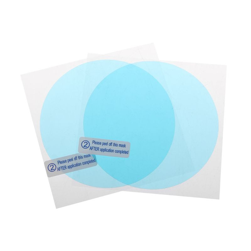 1 pora automobilių nuo vandens miglos plėvelės nuo rūko, lietaus nepraleidžiančios hidrofobinės galinio vaizdo veidrodžio apsauginės plėvelės