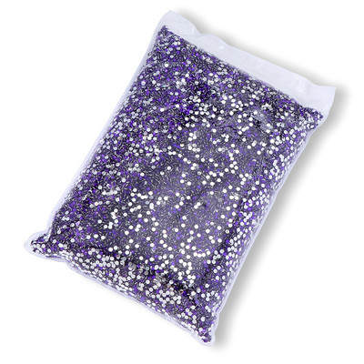 10000 bucăți 6mm multicolor cristal transparent AB strasuri non-hotfix Flatback rotund rășină strass piatră DIY nail art decorare