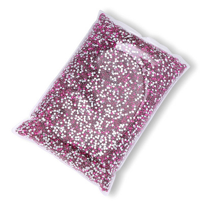 10000 bucăți 6mm multicolor cristal transparent AB strasuri non-hotfix Flatback rotund rășină strass piatră DIY nail art decorare