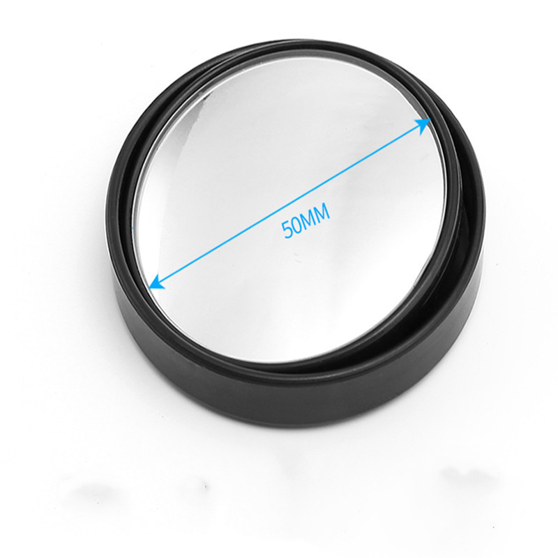 2 buc universale pentru piese auto Oglindă retrovizoare auxiliară oglindă rotundă mică, unghi larg de 360 de grade, punct mort Artefact ultra-clar