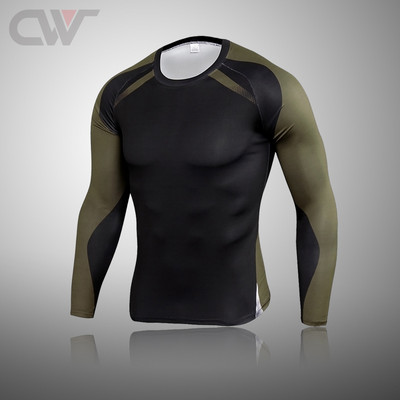 Iarna Nou Set de lenjerie de schi pentru bărbați Îmbrăcăminte termică de compresie Fitness MMA Seturi de alergare Bărbați Îmbrăcăminte sport Rashguard Bărbați