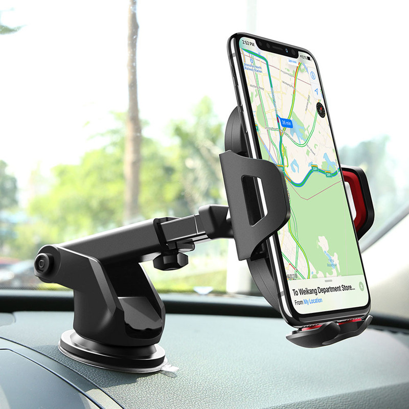 Sucker autós telefontartó rögzítő állvány GPS telefon mobil cella támogatás iPhone 13 12 11 Pro Max X 7 8 Xiaomi Huawei Samsung telefonhoz