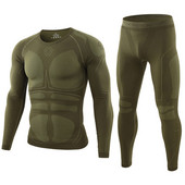 Set de lenjerie de schi pentru bărbați, băiat, antrenament fitness, sală de sport, schi, snowboard, drumeții, sport, alergare, costum de exerciții, trening lung A15