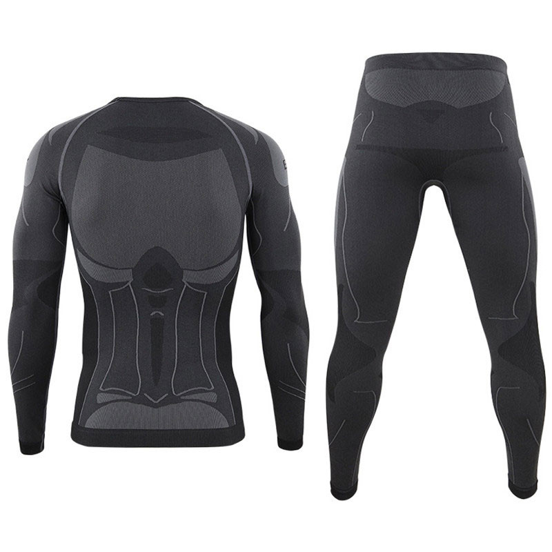 Set de lenjerie de schi pentru bărbați, băiat, antrenament fitness, sală de sport, schi, snowboard, drumeții, sport, alergare, costum de exerciții, trening lung A15