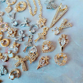 10 buc/lot Coroană de Crăciun de lux Inimă Stea Piese de artă pentru unghii Cristal de zirconiu Manichiură Accesorii pentru unghii Accesorii pentru decorațiuni Charms