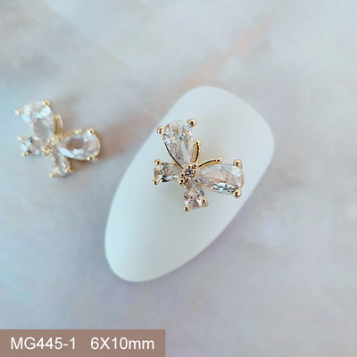 10 buc/lot Coroană de Crăciun de lux Inimă Stea Piese de artă pentru unghii Cristal de zirconiu Manichiură Accesorii pentru unghii Accesorii pentru decorațiuni Charms