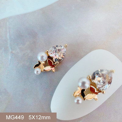 10 buc/lot Coroană de Crăciun de lux Inimă Stea Piese de artă pentru unghii Cristal de zirconiu Manichiură Accesorii pentru unghii Accesorii pentru decorațiuni Charms