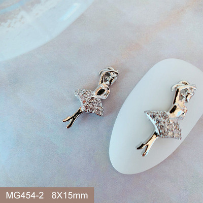 10 buc/lot Coroană de Crăciun de lux Inimă Stea Piese de artă pentru unghii Cristal de zirconiu Manichiură Accesorii pentru unghii Accesorii pentru decorațiuni Charms