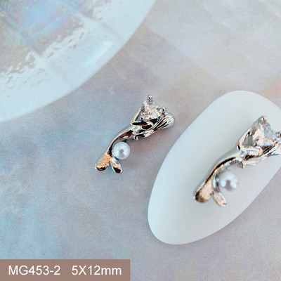 10 buc/lot Coroană de Crăciun de lux Inimă Stea Piese de artă pentru unghii Cristal de zirconiu Manichiură Accesorii pentru unghii Accesorii pentru decorațiuni Charms