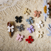 50 buc rășină mată pentru unghii mic fluture mini bijuterii web celebritate panglică cravată stereo mica carte roșie unghii stick