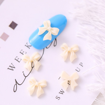 50 buc rășină mată pentru unghii mic fluture mini bijuterii web celebritate panglică cravată stereo mica carte roșie unghii stick