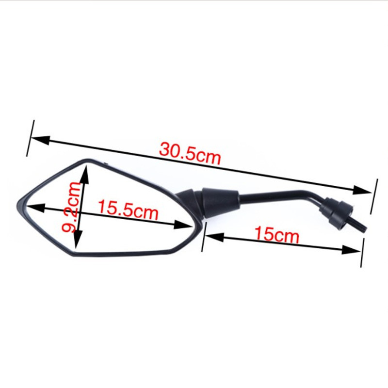 2 buc/pereche oglindă pentru motocicletă scuter e-bicicletă oglinzi retrovizoare electrombile ATV oglindă convexă din spate 8mm 10mm universală