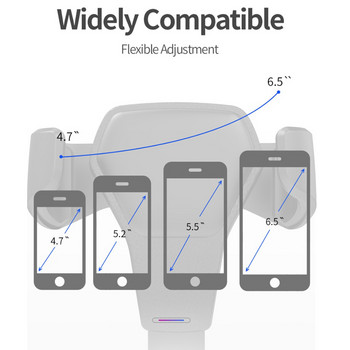 Universal Gravity Αυτόματη θήκη τηλεφώνου Βάση εξαερισμού αυτοκινήτου Κλιπ Βάση κινητού τηλεφώνου Υποστήριξη βάσης κινητού τηλεφώνου για iPhone για Samsung