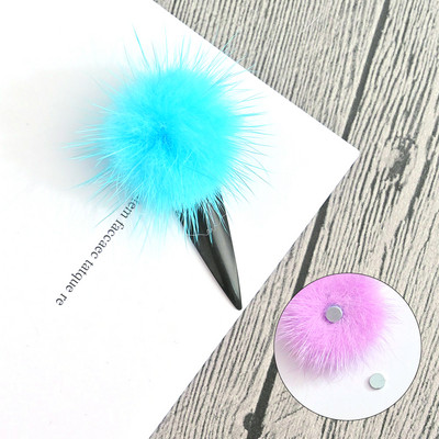 5 buc/lot japonez detașabil bilă de blană pom pom Nail Art Decor pompon cu magnet Manichiură iarna stil fierbinte ornamente DIY JE656