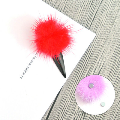 5 buc/lot japonez detașabil bilă de blană pom pom Nail Art Decor pompon cu magnet Manichiură iarna stil fierbinte ornamente DIY JE656