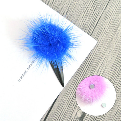 5 buc/lot japonez detașabil bilă de blană pom pom Nail Art Decor pompon cu magnet Manichiură iarna stil fierbinte ornamente DIY JE656