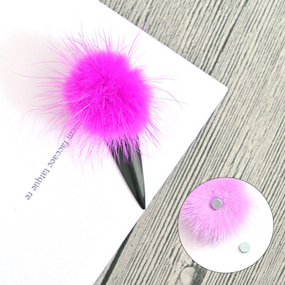 5 buc/lot japonez detașabil bilă de blană pom pom Nail Art Decor pompon cu magnet Manichiură iarna stil fierbinte ornamente DIY JE656