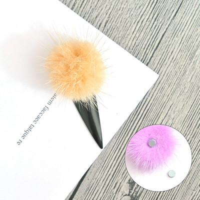 5 buc/lot japonez detașabil bilă de blană pom pom Nail Art Decor pompon cu magnet Manichiură iarna stil fierbinte ornamente DIY JE656
