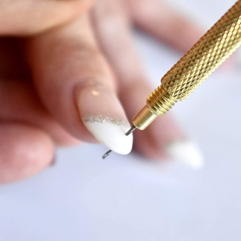 Sârmă de aluminiu colorată străpunsă Inele de săritură deschise Bijuterii pentru unghii Cerc de conectare Brelocuri pentru arta unghiilor Decorare Sfaturi false Instrumente de piercing