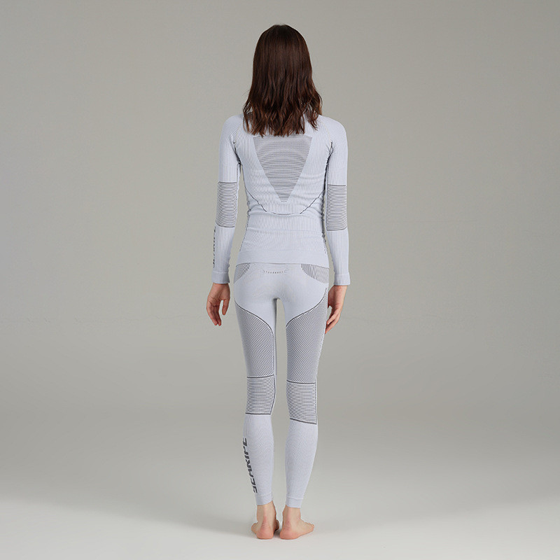 Lenjerie de schi Bărbați Femei, cu uscare rapidă, care absoarbe transpirația, sport în aer liber Ciclism, snowboard, alpinism, set de lenjerie de corp costum haine