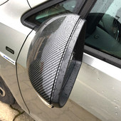 Capace oglinzi retrovizoare Capace pentru VW Golf MK7 7.5 GTI 7 7R aspect carbon și negru strălucitor protecție luminii de semnalizare capac carcasă oglindă