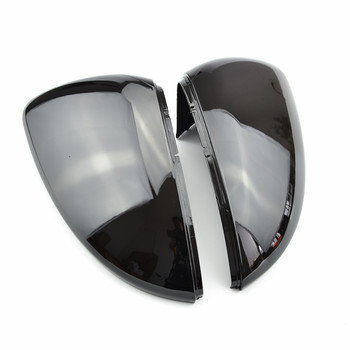 Капачки за огледала за обратно виждане Капачки за VW Golf MK7 7.5 GTI 7 7R Carbon Look и Bright Black Защита на сигналната светлина Капак на корпуса на огледалото