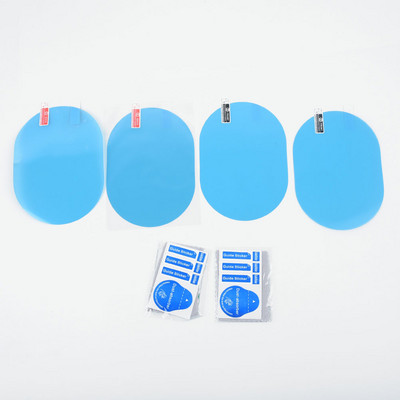 2vnt Lietui atsparus automobilinis sunkvežimis galinio vaizdo veidrodžio lipdukas nuo rasojimo, nuo akinimo, nuo rasojimo, vandeniui atspari apsauginė plėvelė 35*16cm 99% Transmi