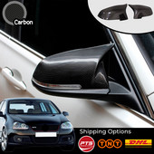 Capac oglindă cu model de carbon pentru Golf MK 5 2003 2004 2005 2006 2007 2008 2009 Accesoriu BAT BATMAN Carcasă scuturi MAȘINA