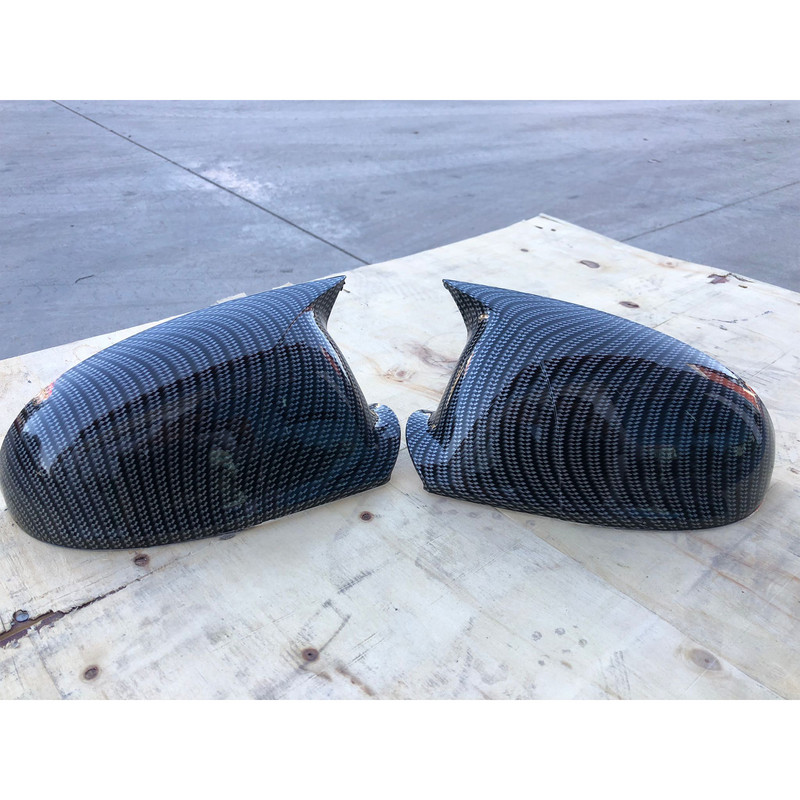 Capac oglindă cu model de carbon pentru Golf MK 5 2003 2004 2005 2006 2007 2008 2009 Accesoriu BAT BATMAN Carcasă scuturi MAȘINA