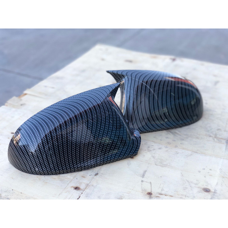 Capac oglindă cu model de carbon pentru Golf MK 5 2003 2004 2005 2006 2007 2008 2009 Accesoriu BAT BATMAN Carcasă scuturi MAȘINA