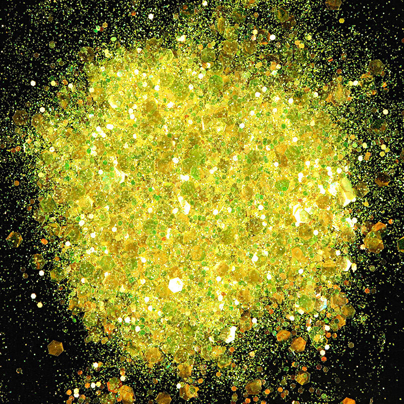 50G holografică mixtă în formă de hexagon unghii groase sclipici argintiu paiete laser fulgi strălucitori felii manichiură unghii decor artistic