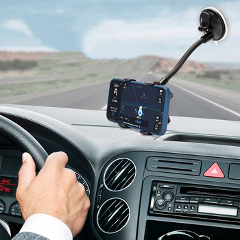 1 БР. Нов въртящ се на 360° държач за телефон за кола Универсален държач за табло за кола Стойки за GPS телефон Автоаксесоари Държач за телефон за кола