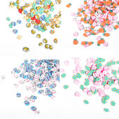 2021 Nail Art Ouă de Ziua de Paște Felii de argilă polimerică Paiete de unghii Pui de iepure 3D Iepuraș de Paște Fulgi Fulgi Accesorii pentru unghii drăguțe