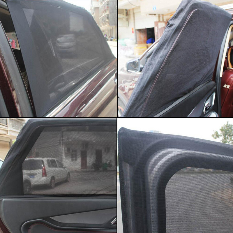 2 buc Husa geam lateral masina Parasolar Sox Sosete Plasa de perdea Protectie solara Parasolar Plasa de protectie impotriva tantarilor de praf de inalta calitate