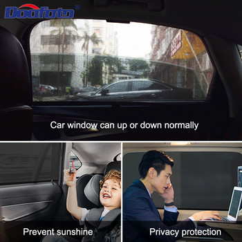 Αξεσουάρ αυτοκινήτου Styling Sun Shade Car UV Protect Κουρτίνα Πλαϊνό παράθυρο Αντιηλιακό Διχτυωτό Αντιηλιακό Προστασία παραθύρου μεμβράνη κατά των κουνουπιών
