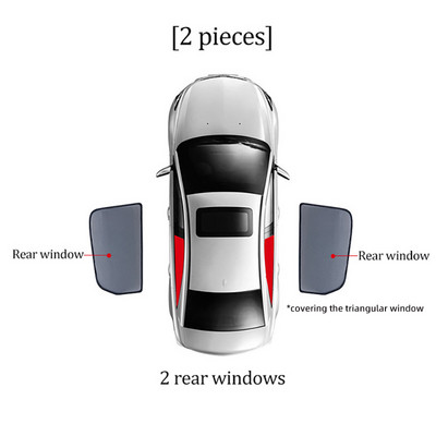 Pentru Mercedes Benz Clasa C W204 2007-2014 Parasolar magnetic pentru masina Parbriz fata Cortina Geam lateral spate Parasolar Vizor