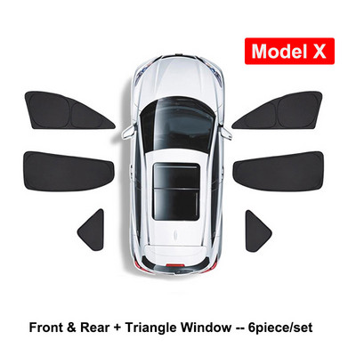 Pentru Tesla Model 3 YXS 2023 Umbrire de soare de confidențialitate Geam lateral de mașină Parasolar Luminar oarbe Plasă de umbrire Personalizată Parbriz față spate