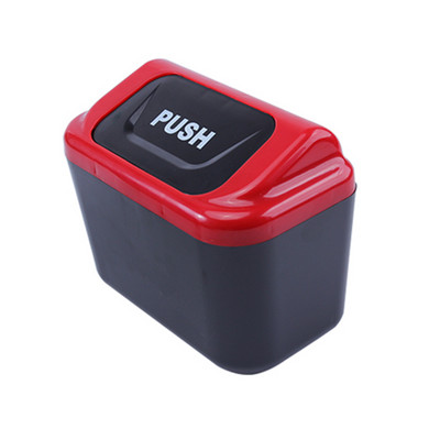 Coș de gunoi auto agățat Cutie de depozitare cutie de gunoi pentru vehicule roșu galben albastru verde Cutie pătrată Accesorii pentru coș de depozitare auto