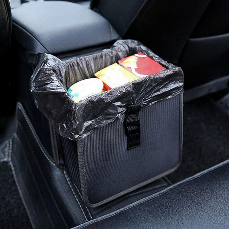 Durabilă, capacitate mare, economisind spațiu, design pliabil, gunoi auto, instalare ușoară, coș de gunoi pentru mașini, accesorii pentru vehicule