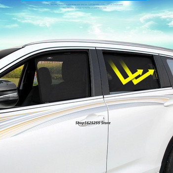 Мрежа за автомобилен сенник за Geely Coolray 2018 2019 2020 2021 Proton X50 SX11 Прозорец Козирка за слънце Слънцезащитен крем Аксесоари против комари