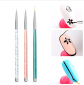3 buc/pachet DIY nail art creion unghii frumusete perii de vopsea culoare desen linie stilou set de instrumente pentru manichiura nail art instrument