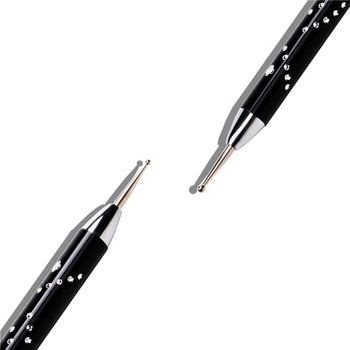 5 бр. Професионална писалка за рисуване на нокти с две глави, точкова писалка, лак за маникюр, рисуване на точки Направи си сам дизайн Инструменти за избор на кристали за нокти