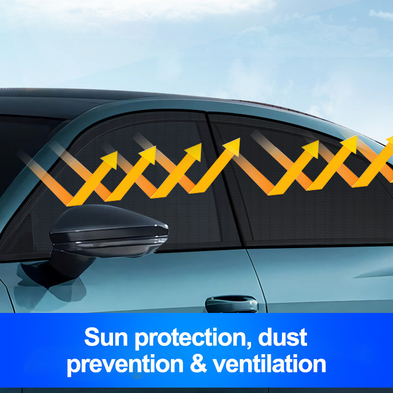 Noua vânzare fierbinte, 1 buc. Husa neagră de umbrire pentru fereastră de mașină pentru camioane Sedan Capacul de umbrire pentru geam lateral de înaltă calitate