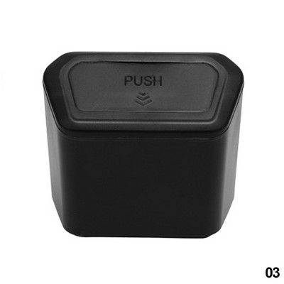 Coș de gunoi auto agățat Coș de gunoi pentru praf Cutie de depozitare Negru Albastru Roz PP Pătrat Tip de presare Coș de gunoi Accesorii auto