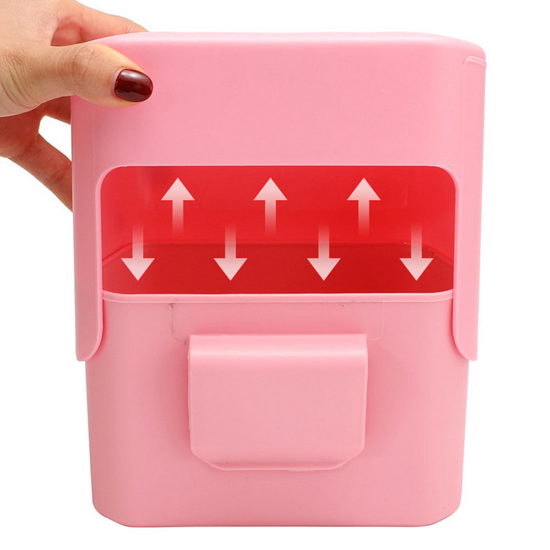 Coș de gunoi auto agățat Coș de gunoi pentru praf Cutie de depozitare Negru Albastru Roz PP Pătrat Tip de presare Coș de gunoi Accesorii auto