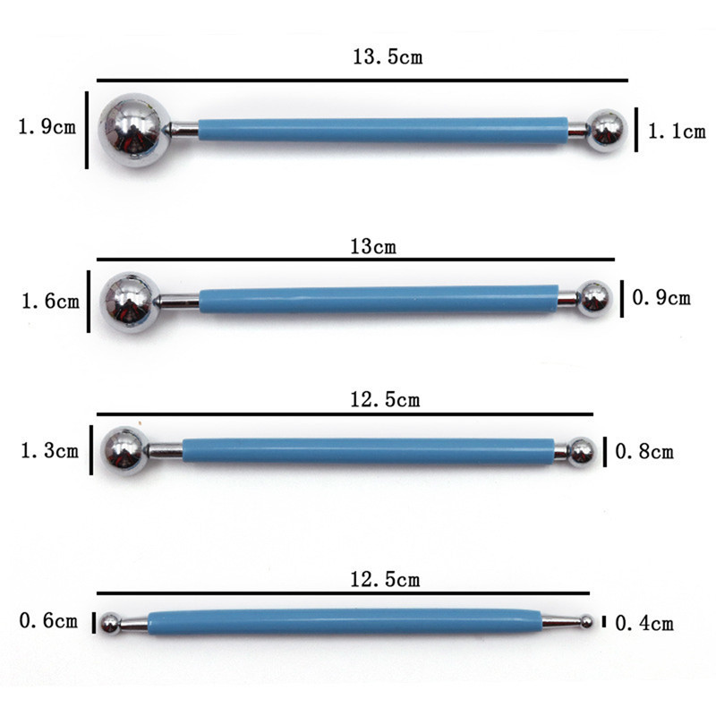 4 kom/set Profesionalni alat za igranje Alati za skulpture DIY Alati od polimerske gline Igračke za rezbarenje u glini